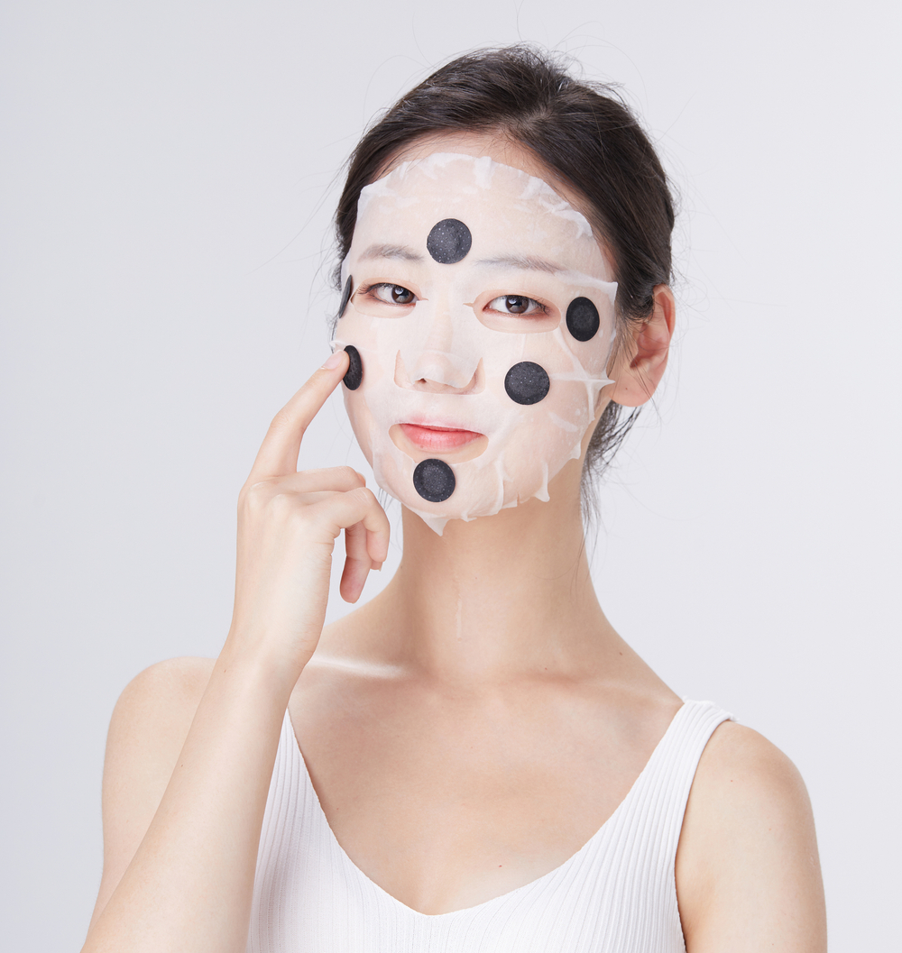 Разогревающая маска с эффектом акупунктурного массажа - Beauty Point Heating Mask , 1 шт