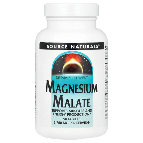 Source Naturals, малат магния, 90 таблеток
