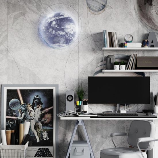 3085/CL PALE SN 118 Светильник пластик/белый/синий LED 30Вт 4000К D330 IP43 SPACE