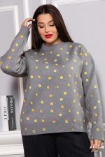 Свитер оверсайз Анита (серый) Б14759-1М LT Collection