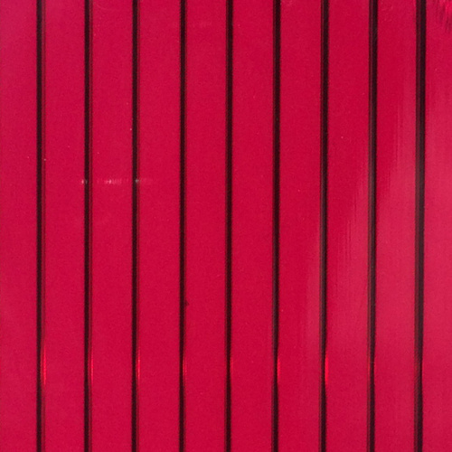 Поликарбонат гранатовый UltraPlast 6мм (2100*12000) 0,85 плотность