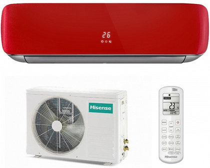 Сплит-система Hisense AS-13UW4RVETG00(R),  красный