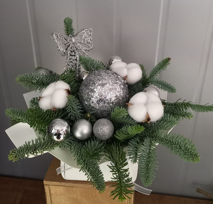 Композиция &quot;Снежное утро&quot;