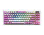 Игровая Клавиатура MSI FORGE GK600 TKL W VIOLET RU, Механическая/WIFI/BT/USB2.0/RGB/83кл/1.8м VIOLET