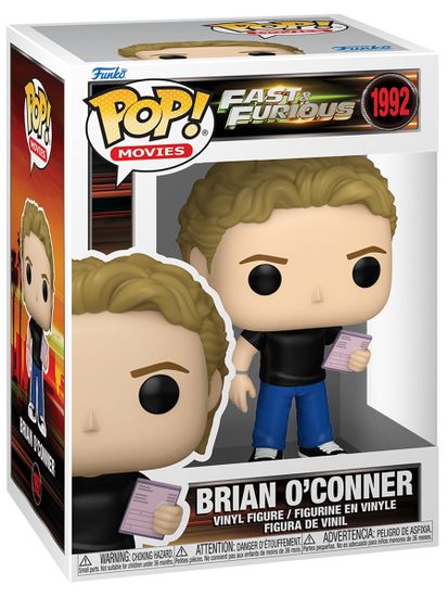 Фигурка Funko POP! Movies Fast & Furious Brian O'Conner (1992) 90491 / Фигурка Фанко ПОП! по мотивам франшизы "Форсаж", Брайан О'Коннер