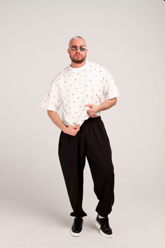 ФУТБОЛКА NUMERO 1 белый тюльпан MEN