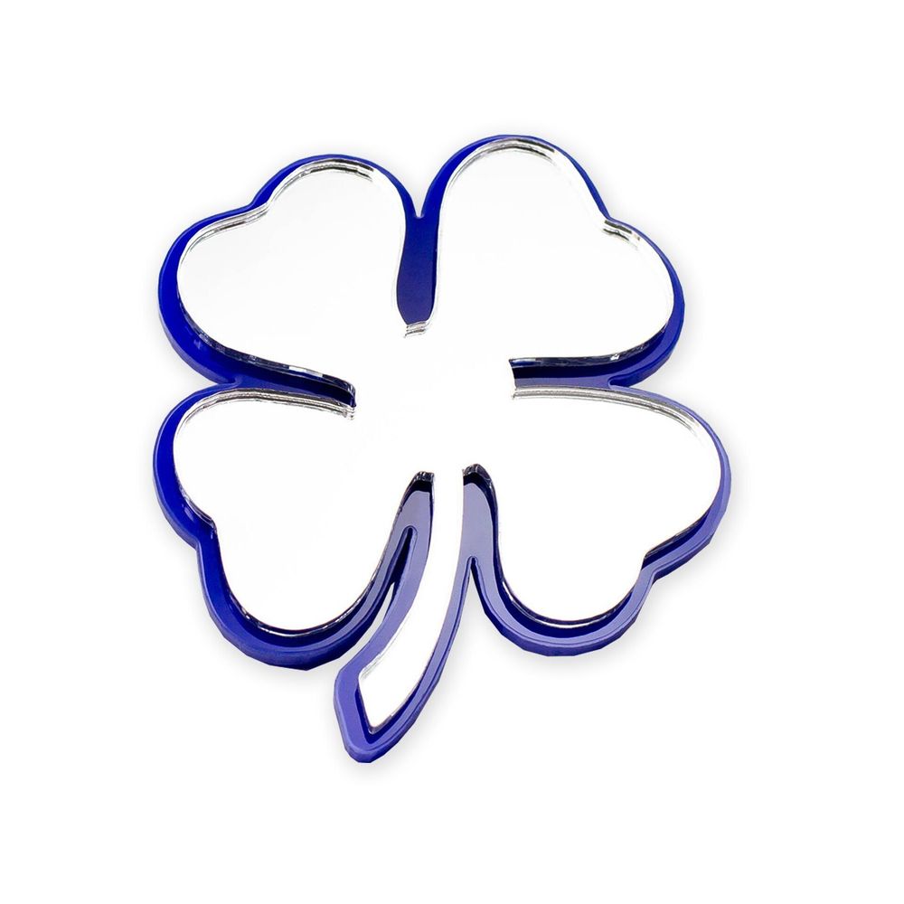 Клевер / Clover, brooch, Pt