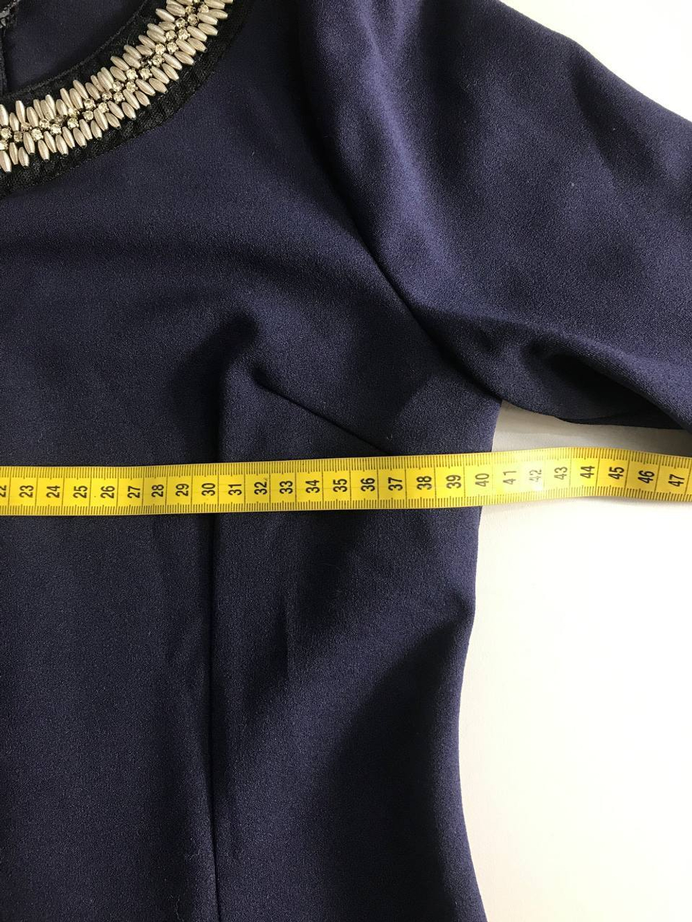 Платье с красивым вырезом, маркировка М, визуально на 46 размер