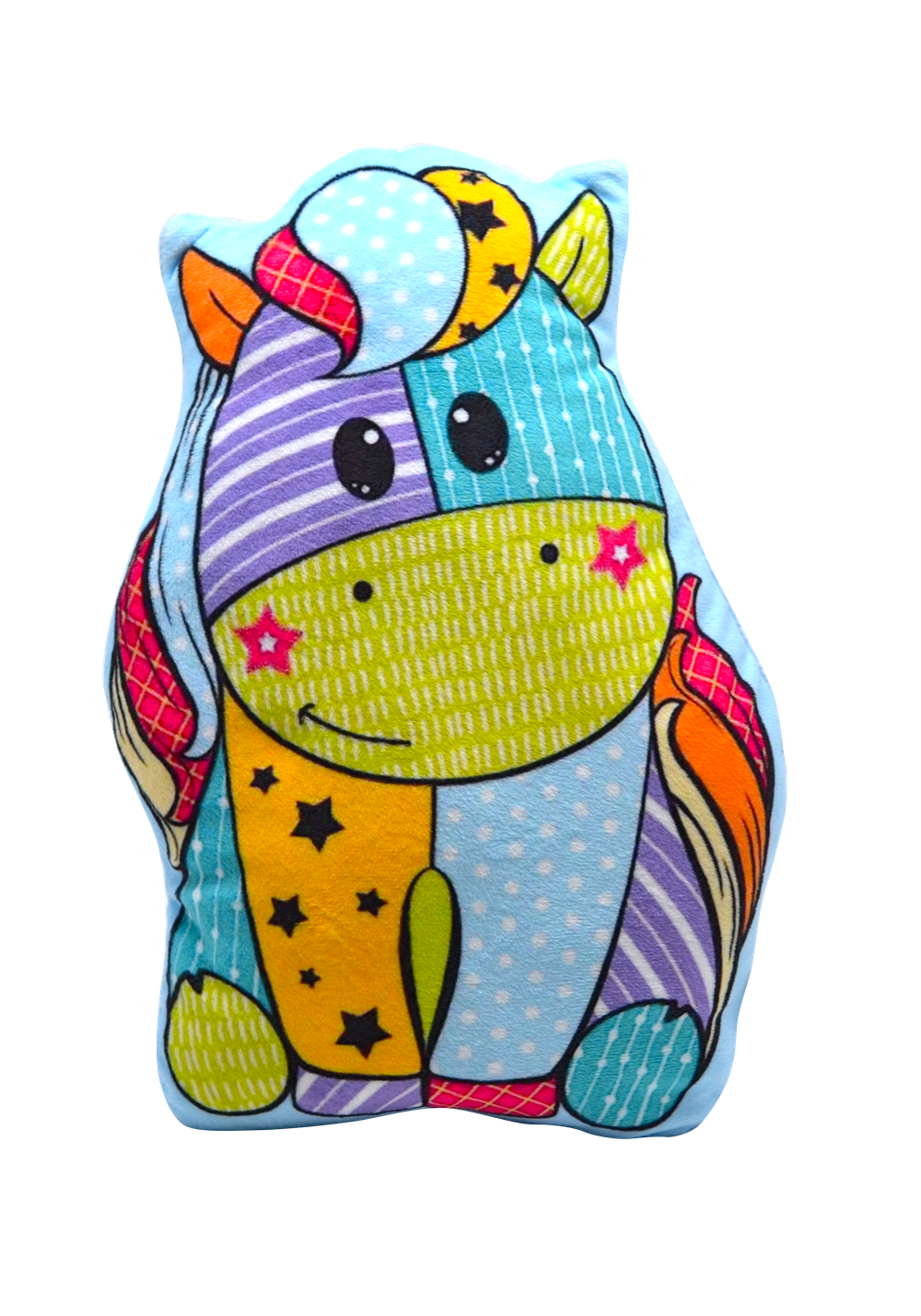 Мягка игрушка - подушка символ года лошадка "Элли" h 36 см