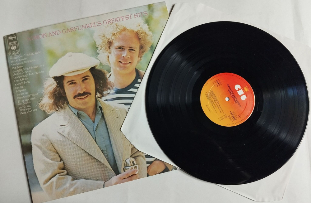 Винтажная виниловая пластинка LP Simon And Garfunkel Greatest Hits (Holland 1972)