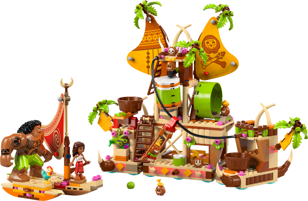 Конструктор Лего Дисней Принцесса Баржа Какамора 43258 | LEGO Disney Princess Kakamora Barge корабль 572 детали 7+