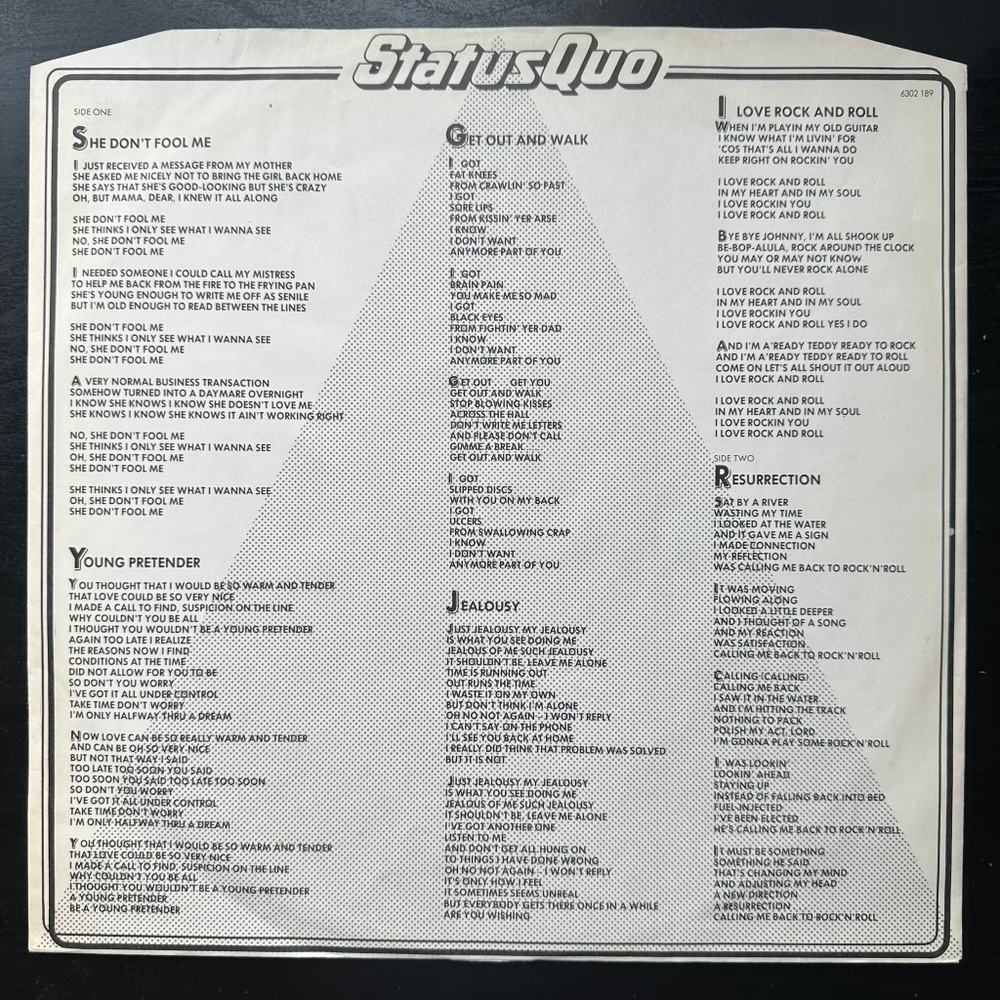 Status Quo - 1+9+8+2 = XX (Скандинавия 1982г.)