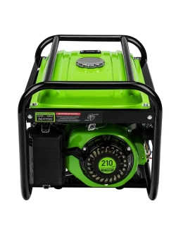 Генератор бензиновый СИБРТЕХ, БС-3500Э, 3.2 кВт мощность и 210 см3 объем двигателя, 15 л объем топливного бака, ручной и электростартер, блок AVR и 2 розетки, 94538