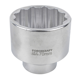 Головка 70мм 1''12гр. FORCEKRAFT FK-58970