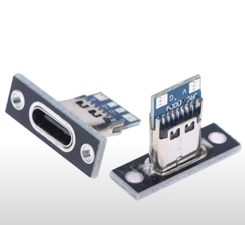 Гнездо USB Type-C с крепежной пластиной