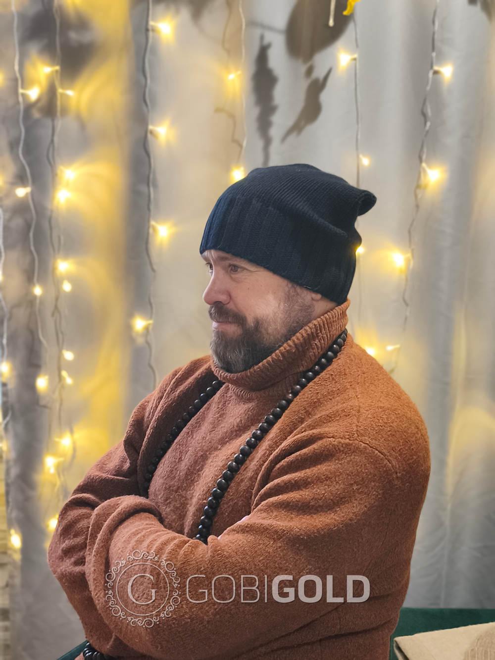 Шапка из 100% кашемира (GOBI) - черная