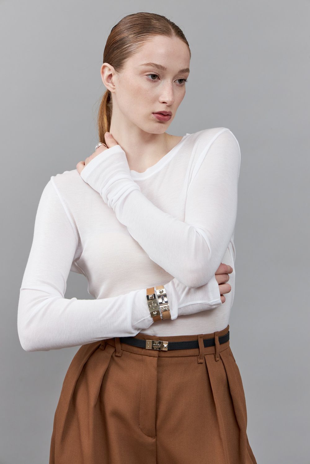 ТОНКИЙ РЕМЕНЬ С ЗАМОЧКОМ BLACK