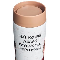 ТЕРМОКРУЖКА FOOTLE 350 МЛ, КОЛБА НЕРЖ.СТАЛЬ 18/10