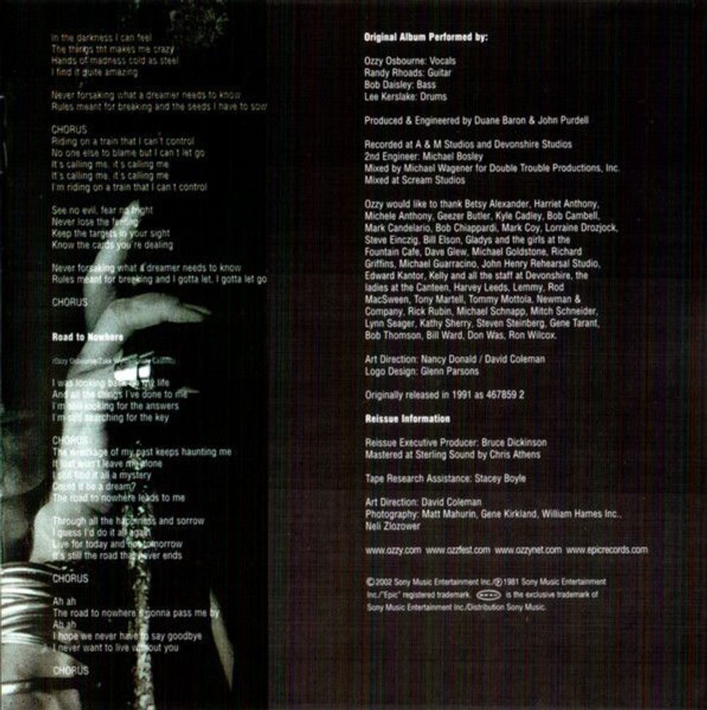 Ozzy Osbourne. No More Tears (CD) Оззи Осборн. Новый запечатанный музыкальный диск