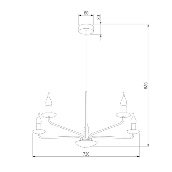 Подвесная люстра TK Lighting 4612 Limal