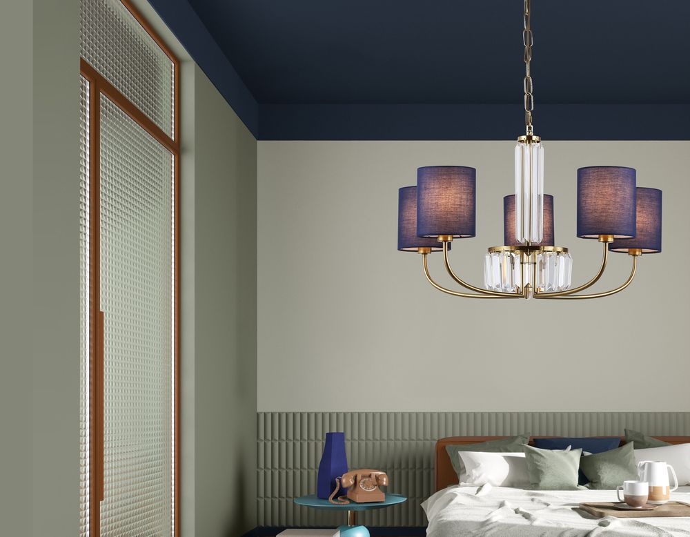 Ambrella Подвесная люстра с абажурами и хрусталем Classic LH71271