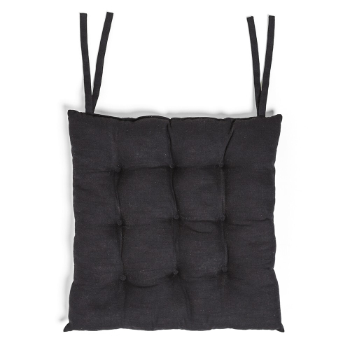 Подушка для сидения с лузгой гречихи 40×40 см