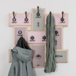 Вешалка настенная Пандора 9 Айвори Акварель