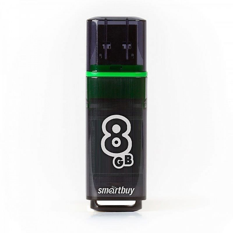 Флеш-накопитель USB 3.0 8GB Smart Buy Glossy темно серый