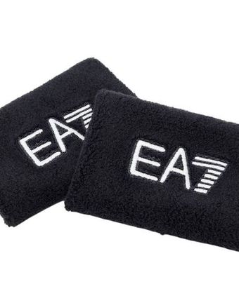 Напульсник теннисный EA7 Tennis Pro - black/white