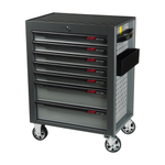Тележка инструментальная 7 секций, серая на колесах JTC /1