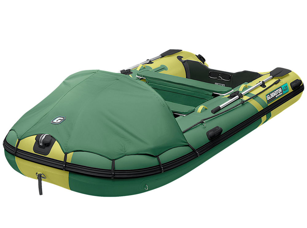 Лодка ПВХ Gladiator Active C420AL с алюминиевым полом -