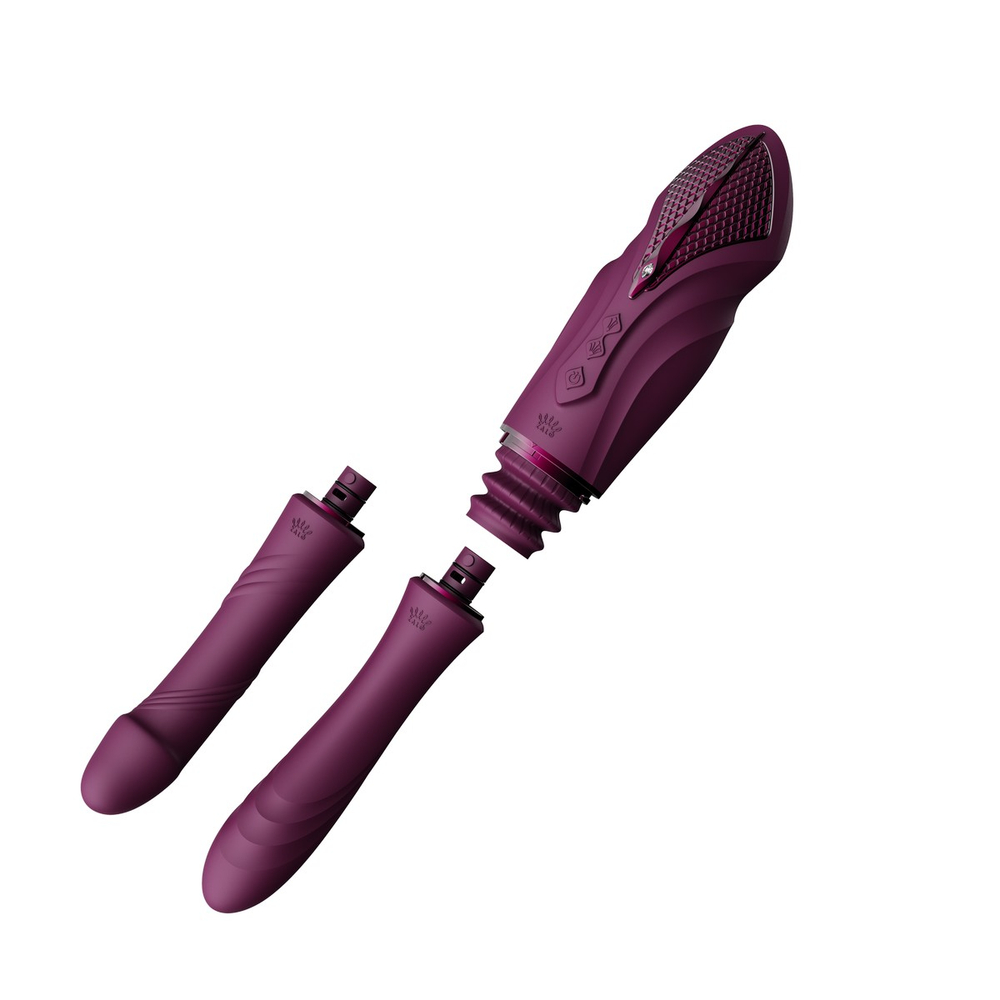 Zalo SESH - Компактная секс-машина с функцией нагрева, двумя насадками и присоской