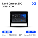Teyes X1 9" для Toyota Land Cruiser 200 2015-2020