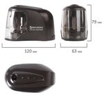 Точилка электрическая BRAUBERG "JET", питание от 4 батареек АА, спиралевидное лезвие, 228426