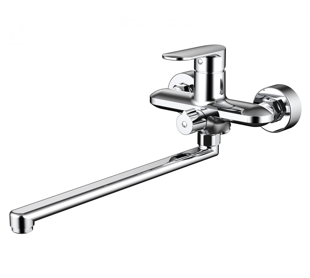 Смеситель для ванны c длинным изливом Bravat Opal