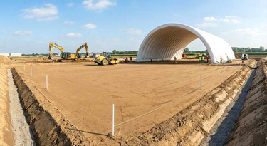 Как правильно подготовить площадку для установки надувного пневмоангара