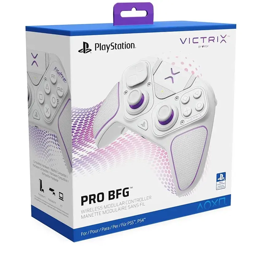 Беспроводной геймпад Victrix Pro BFG White (Белый) для PlayStation 5/4