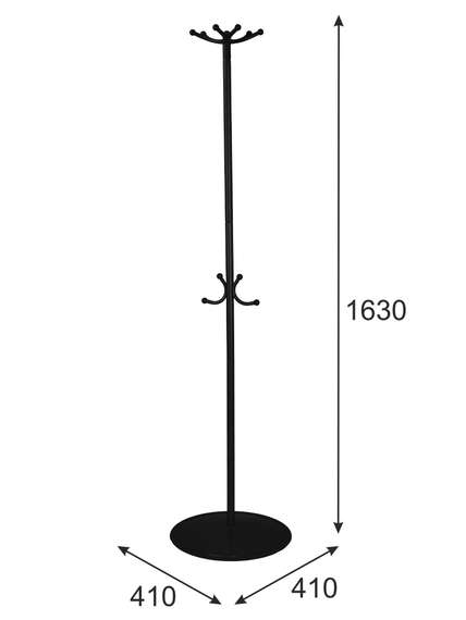 Вешалка напольная Пико 16 черный