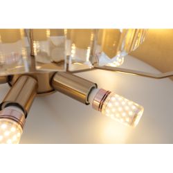 Люстра Rivoli Vickie 1051-306 6 х Е14 40 Вт хрусталь