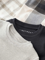 Пижама для девочки Next E51-294, 2 шт., Серый, Бежевый, Черный