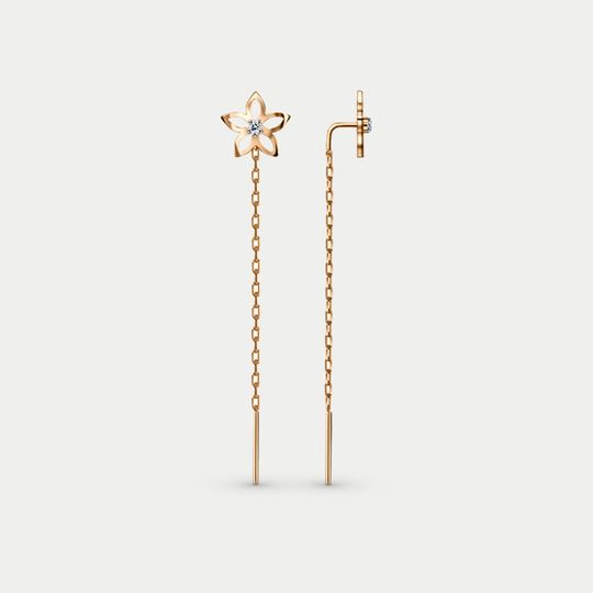 Серьги золотые