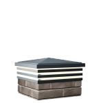 Колпак для забора BONA классический на 1,5 кирпича c подсветкой