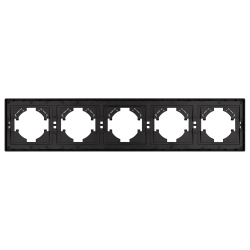 Рамка пластиковая FRM-TENDO-PL-5-BK (Arlight, -) 053852