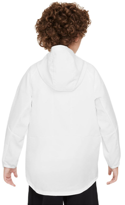 Кофта для мальчика теннисная Nike Kids Dri-Fit UF Woven Training Jacket - белый