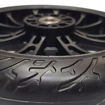 Колесо для самоката 200 мм в комплекте с подшипниками ABEC 11 черное