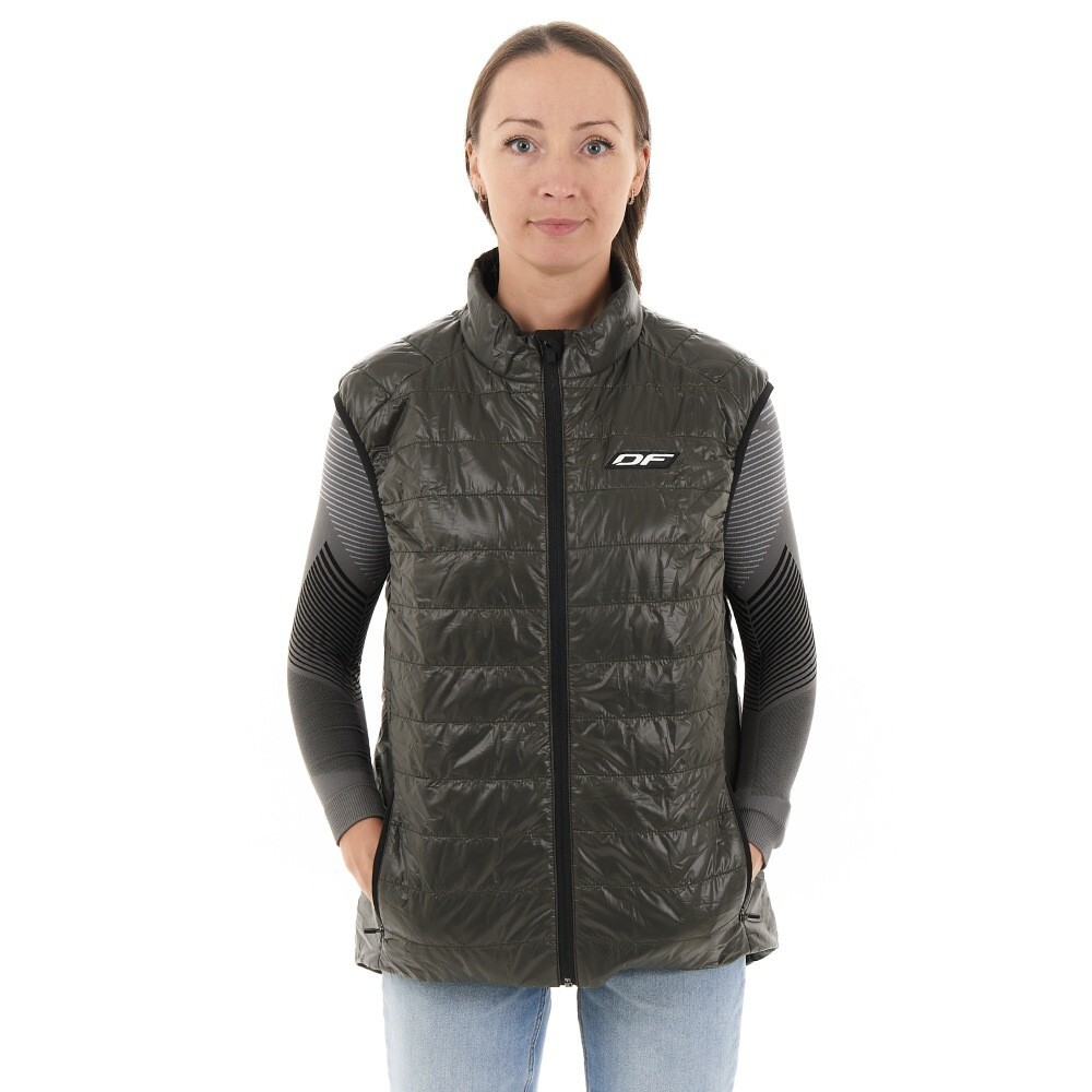 ЖИЛЕТ УТЕПЛЕННЫЙ DRAGONFLY VEST 100 BLACK 2023