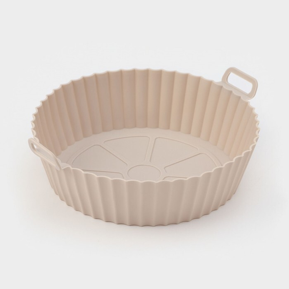 Форма силиконовая для запекания, d=20 см, цвет бежевый