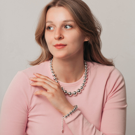 Колье Fiore Luna Sphere LN1016 S