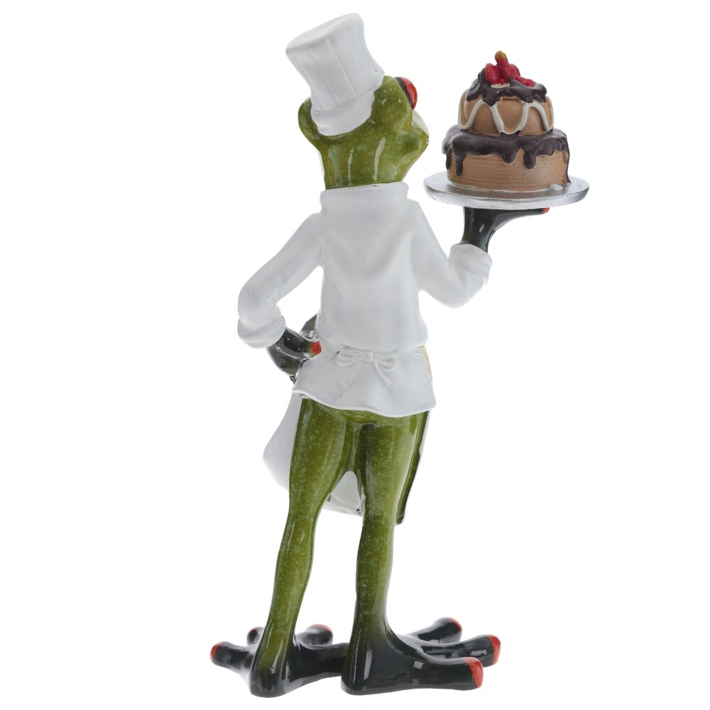 Фигурка декоративная Лягушка Кондитер