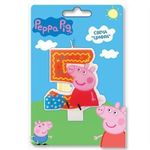 Свеча Цифра 5, Свинка Пеппа, 8см